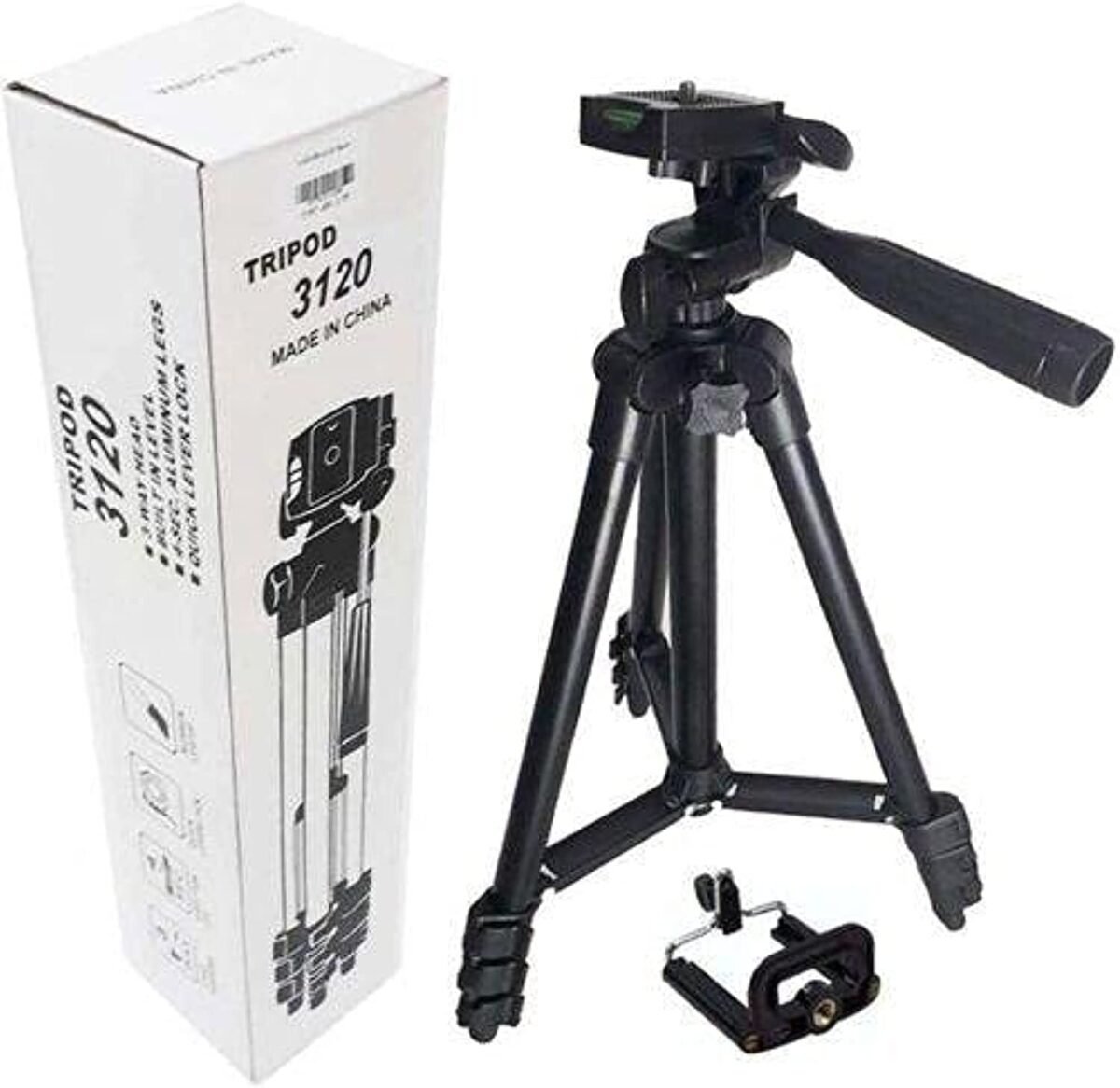 ⁦WT3120 Protable Lightweight Aluminum Camera Tripod⁩ - الصورة ⁦1⁩