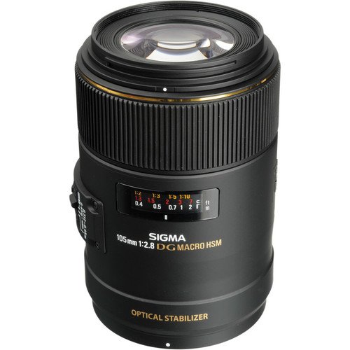 Sigma 105mm f/2.8 EX DG OS HSM Macro Lens for Canon