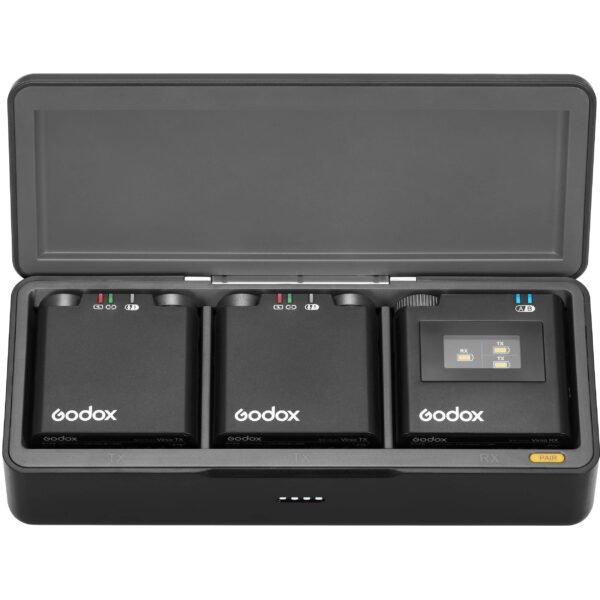 Godox Virso M2 Wireless Microphone System for Cameras and Smartphones (2.4 GHz)