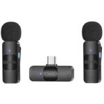 BOYA BY-V20 Ultracompact 2-Person Wireless Microphone System with USB-C Connector for Mobile Devices (2.4 GHz) - Image 2
