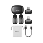 BOYA Mini 12 For ( Andriod Type C and I phone IOS ) Dual Wireless Microphone With Charging Case - Image 6