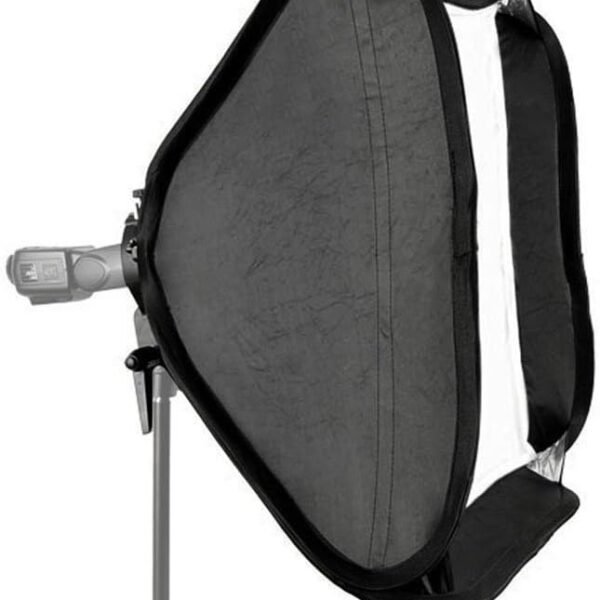Easy Softbox 60x60 Foldable Universal Softbox with S Style Speedlite Bracket for Flash