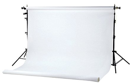 Non-Reflective Paper BackDrop White 11x2.70m