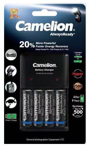 Camelion 2500mAh Rechargeable With Charger